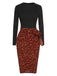 2PCS 1970s Long Sleeves Top & Dots Skirt, vintage skirt, retro style - perfect for women who love vintage and retro fashion