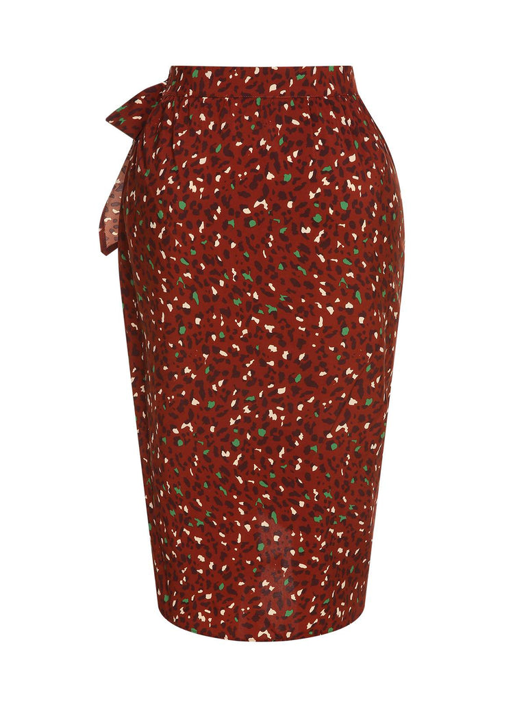 2PCS 1970s Long Sleeves Top & Dots Skirt, vintage skirt, retro style - perfect for women who love vintage and retro fashion