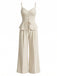 Beige 1950s Vintage Two Piece Set
