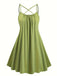 2PCS Black 1940s Bat Mesh Outwear & Green Dress - vintage dress, retro fashion, classic black