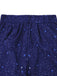 2PCS Blue 1970s Gradient Glitter Top & Pants Set - vintage fashion, retro style