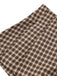 [Pre-Sale] 2PCS 1950s Shawl Collar Vest & Plaids Pleated Skirt - vintage skirt, retro style for vintage lovers