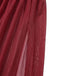 2PCS Deep Red 1980s Lace Color Block Knit Nightgown - vintage lingerie, retro nightgown, elegant sleepwear for vintage lovers