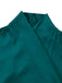 2PCS Green 1950s Satin Top & Floral Shorts - vintage top, retro blouse for vintage lovers