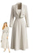 Cream Color 1950s Vintage Two Piece Set