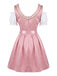 Pink 1950s Vintage Classic Dress 6