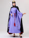 2PCS Purple 1940s Evil Queen Dress & Long Cloak — the kind of 1940s dress that makes strangers smile