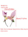 3D Floral Butterfly Mesh Rabbit Headband - vintage fashion, retro style