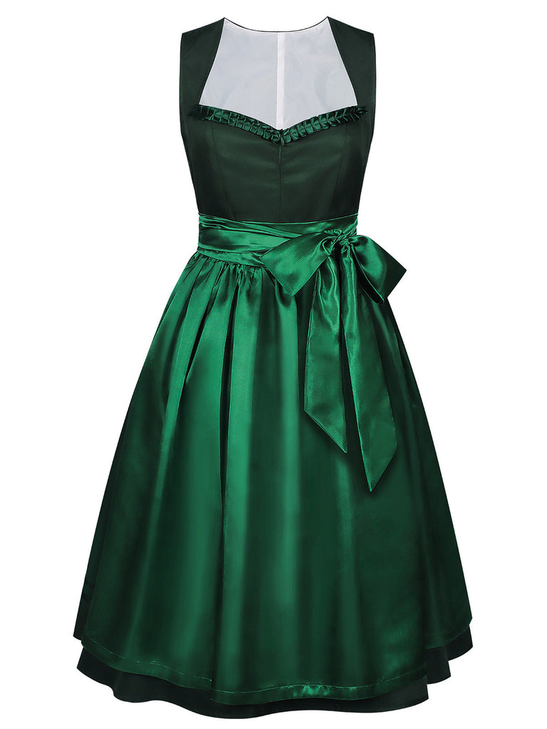 1950s Ruffle Vintage Two Piece Set 10