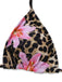 3PCS 1960s Leopard Print Floral Bikini Set - vintage fashion, retro style