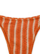 3PCS 1970s Striped Knit Boho Bikini Set & Cover-Up - vintage fashion, retro style