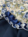 Blue 1950s Square Neck Two Piece Set 12