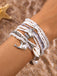 3PCS Shell Dolphin Charm Beach Bracelet Set - vintage fashion, retro style