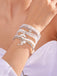 3PCS Shell Dolphin Charm Beach Bracelet Set - vintage fashion, retro style