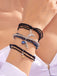 3PCS Shell Dolphin Charm Beach Bracelet Set - vintage fashion, retro style