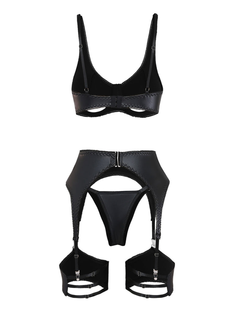 Black 1950s Vintage Two Piece Set 3