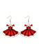 Acrylic Princess Dress Pendant Earrings — the kind of vintage dress that makes strangers smile