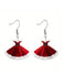 She slips into this Acrylic Princess Dress Pendant Earrings and suddenly it's a vintage daydream