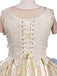 Apricot 1940s Wednesday Enid Style Dress - vintage dress, retro fashion