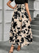 She sways in this Beige 1930s Floral Silhouette A-Line Skirt and it's pure 1930s magic