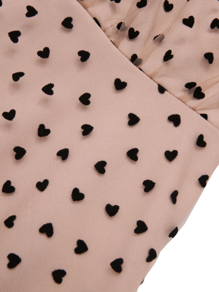 1940s Heart Mesh Halterneck Dress | 1940s | vintage dress, retro fashion
