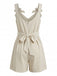 Apricot 1950s Bow One Piece Romper 4