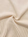 Beige 1950s Lapel Sleeveless Knitted Vest - vintage fashion, retro style