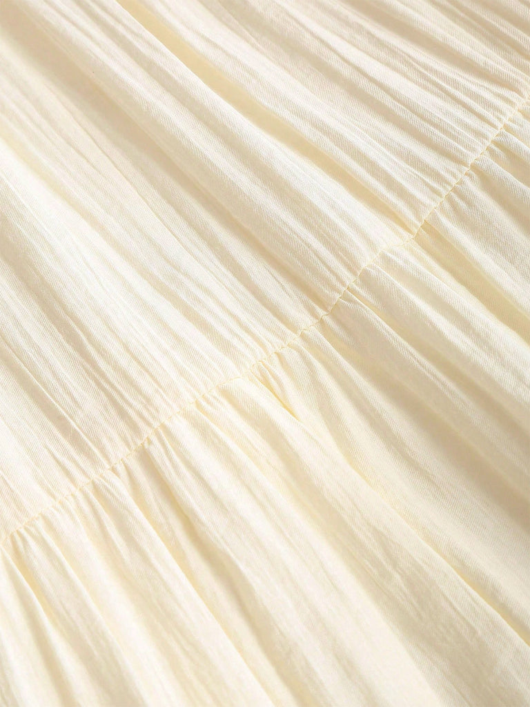 Beige 1950s Sequin Vintage Classic Skirt 4