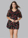 Black 1930s Cherry Skirt Swimsuit: 1930s Riviera elegance, reimagined for her