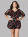 Black 1930s Cherry Skirt Swimsuit — because 1930s glamour never goes out of style