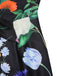 Black 1930s Floral V-Neck Halter Jumpsuit - vintage jumpsuit, retro fashion, classic black