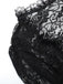 Black 1930s Halloween Lace Flare Sleeve Top - vintage fashion, retro style, classic black
