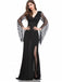 This Black 1930s Lace Sleeve Floor Length Dress wraps her in 1930s elegance, one twirl at a time