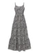Black 1930s Mandala Print Strap Dress, vintage dress, retro fashion - perfect for women who love vintage and retro fashion