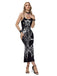 This Black 1930s Mermaid Skeleton Spaghetti Straps Dress wraps her in 1930s elegance, one twirl at a time