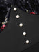 Black 1930s Rose Velvet Fishtail Dress: where 1930s romance meets her modern spirit