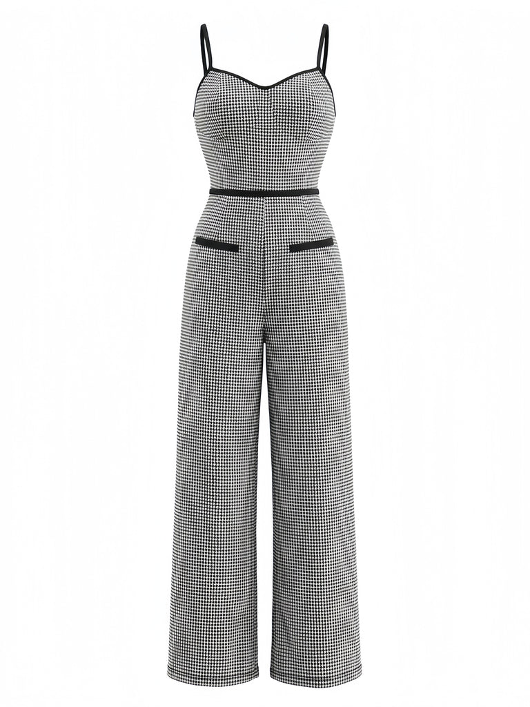 Black 1930s One Piece Jumpsuit