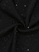 Black 1930s Sparkly Cutout Jumpsuit with Cape - vintage jumpsuit, retro fashion, classic black