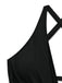 Black 1940s Crisscross Cutout Lace-Up Tankini Set: beautiful vintage fashion, retro style, classic elegance with timeless appeal