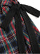 Black 1940s Cutout Plaid Patchwork Dress - vintage dress, retro fashion, classic black