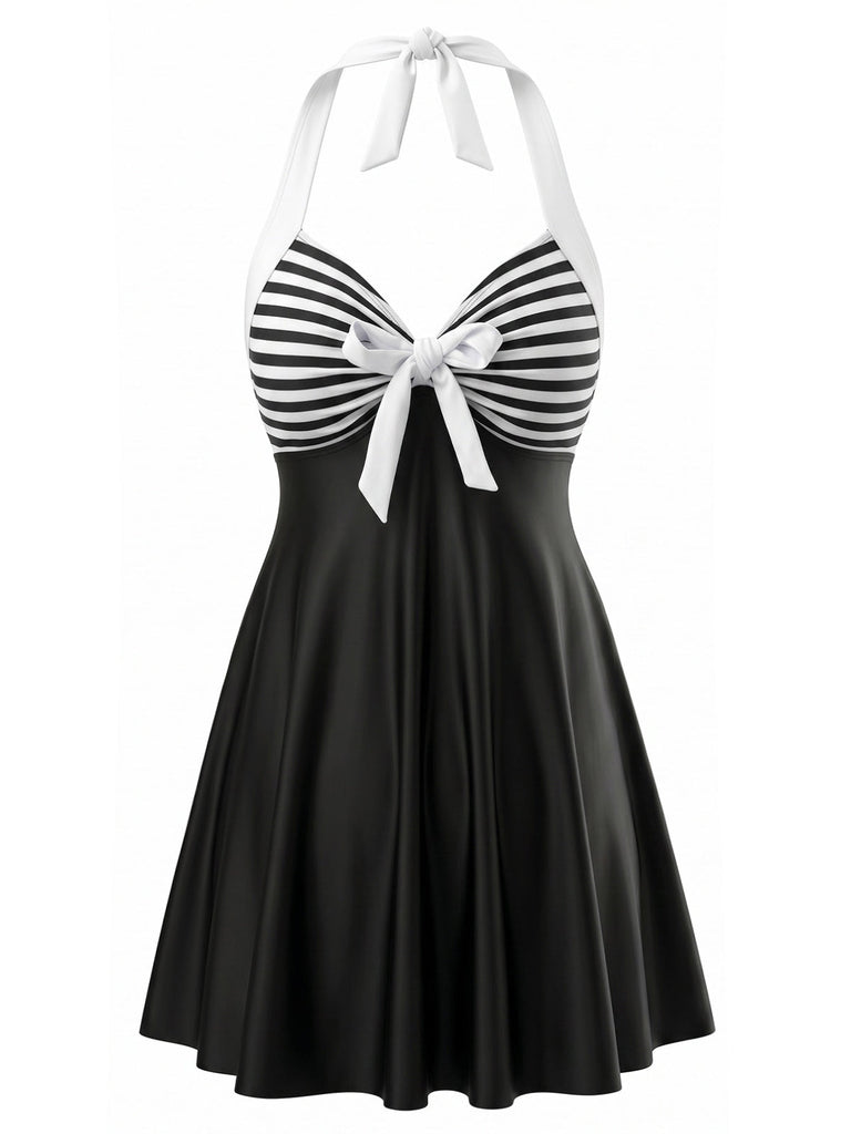 Black 1940s Tankini 2