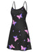 Black 1950s Butterfly Suspender Sleepwear, vintage fashion, retro style - perfect for women who love vintage and retro fashion