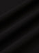 Black 1950s Contrast Trim Straight-Leg Pants: 1950s power dressing, reimagined