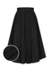 Black 1950s Elegant Pleated Skirt, vintage skirt, retro style - perfect for women who love vintage and retro fashion