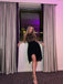 She slips into this Black 1950s Gold Glitter Patchwork Dress and suddenly it's a 1950s daydream