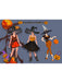 Black 1950s Halloween Pumpkin Bat Halter Dress — vintage elegance for the modern woman