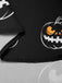 Black 1950s Halloween Pumpkin Bat Halter Dress, vintage dress, retro fashion, rockabilly, pin-up fashion - perfect for women who love vintage and retro fashion