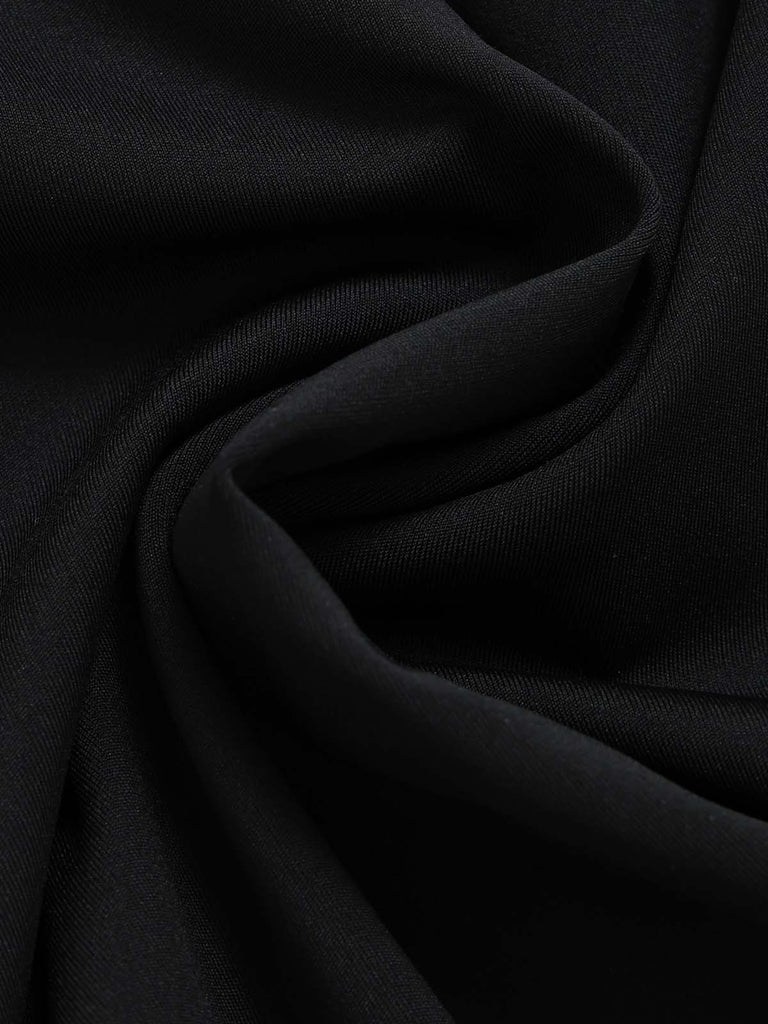 Black 1950s Ruffle Shorts 9