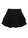 This Black 1950s Lace-Up Cross Lace Skirt spins 1950s stories with every step