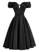 [Pre-Sale] Black 1950s Vintage Classic Dress 2